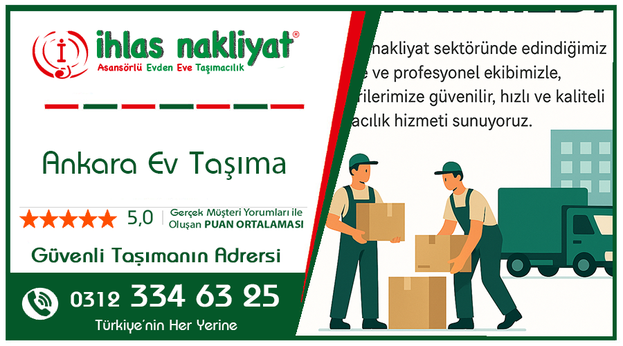 Ankara İhlas nakliyat