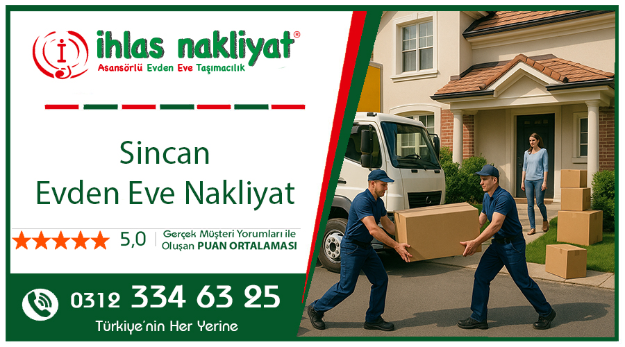 Sincan evden eve nakliyat